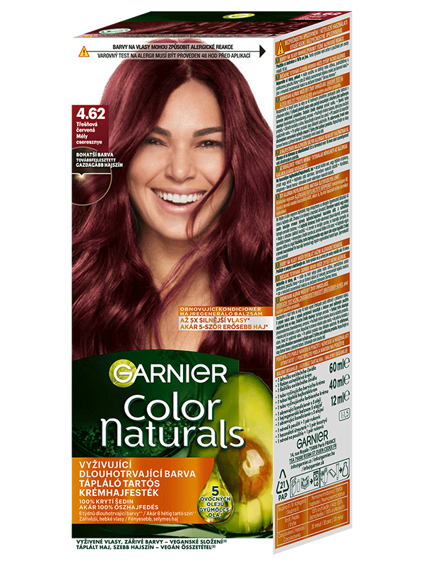 Color Naturals Tartós hajfesték 4.62 Mély cseresznye